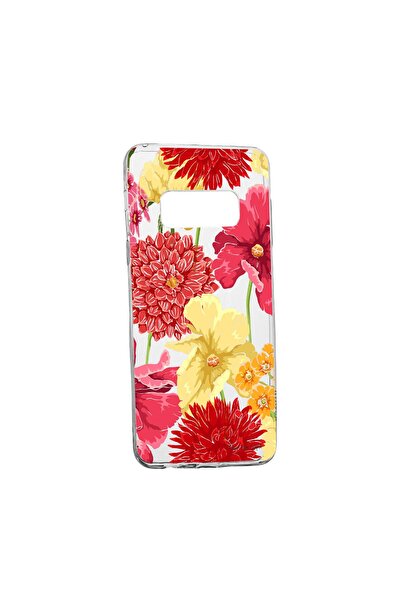 bestcase Θήκη με σχέδιο Κόκκινα Κίτρινα Λουλούδια, για Samsung Galaxy S10, αν...