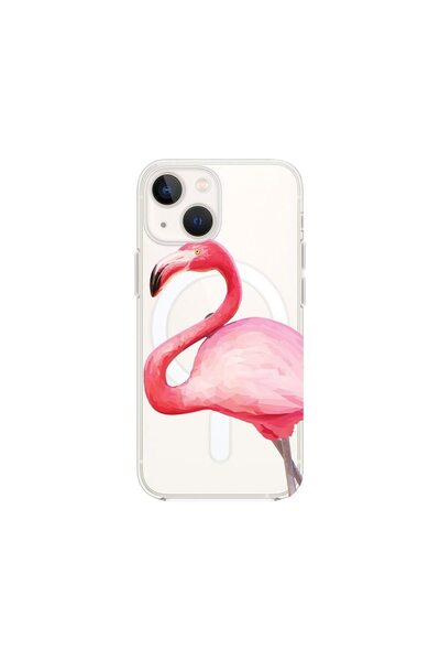 bestcase Θήκη MagSafe Αντικραδασμική, συμβατή με Apple iPhone 15, Φλαμίνγκο, ...