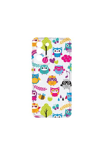 bestcase Θήκη Crystal Glitter 2MM, Συμβατή με Samsung Galaxy S22, Κουκουβάγια...