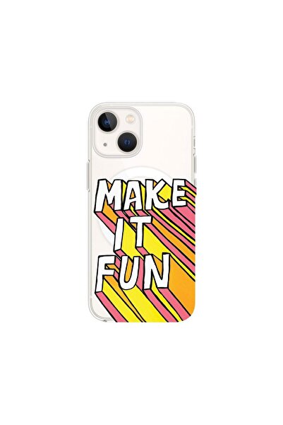 bestcase Θήκη MagSafe Αντικραδασμική, συμβατή με Apple iPhone 15, Make It Fun...