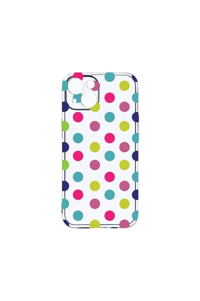 bestcase Clear Silicone Case 2MM, Compatible with Apple iPhone 14 Plus, Dots ...