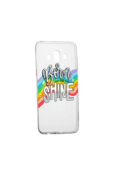 bestcase Husa de protectie cu mesaj Born To Shine, pentru Samsung Galaxy J6 P...