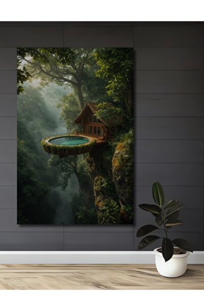 Teona Ahşap Μυστηριώδης Βίλα στην πλαϊνή περιοχή του δάσους με πισίνα, Ξύλινο...