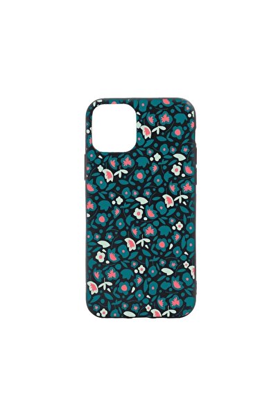 bestcase Θήκη Σιλικόνης με Σχέδιο Πράσινων Λουλουδιών, συμβατή με Apple iPhon...