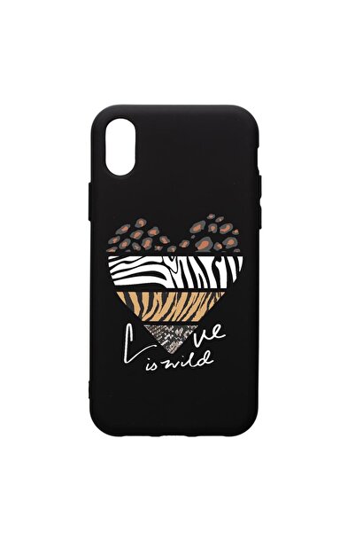 bestcase Husa Silicon Premium compatibila cu Apple iPhone XR, Love Is Wild, c...