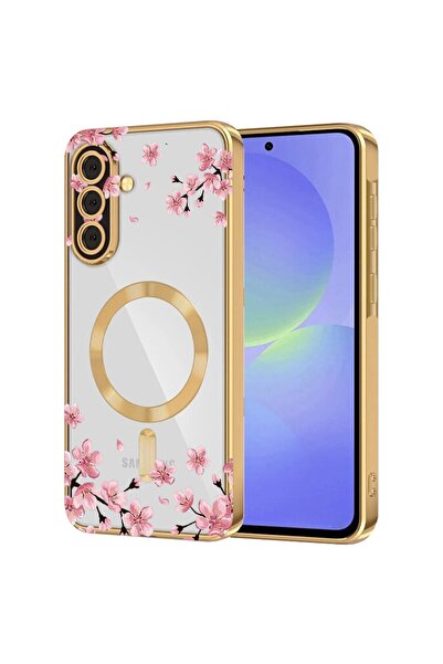 bestcase Πολυτελής Θήκη MagSafe, Συμβατή με Samsung Galaxy S24, Άνθη Κερασιάς...