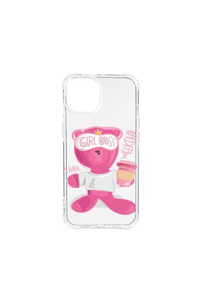 bestcase Husa Αντικραδασμική 1.5MM, συμβατή με Apple iPhone 13 Pro, Αρκουδάκι...