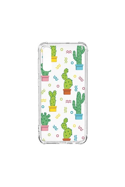 bestcase Husa Αντικραδασμική Θήκη Συμβατή με Samsung Galaxy A50, Σχέδιο Κάκτο...