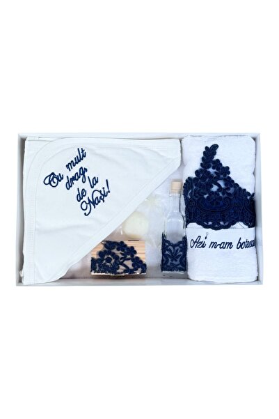 OEM BAPTISM KIT, WHITE-NAVY BLUE, 7 PIECES