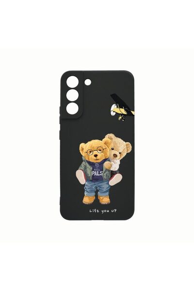 bestcase Θήκη σιλικόνης, Συμβατή με Samsung Galaxy S21, Σχέδιο Αρκουδάκι  "Li...
