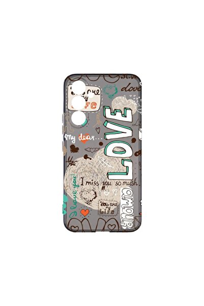 bestcase Θήκη Σιλικόνης Γραφίτη 1.5MM, Συμβατή με Samsung Galaxy S23 FE, Love...