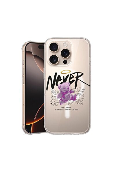 bestcase Husă pentru Apple iPhone 16 Pro, MagSafe Anti-șoc, Ursuleț de pluș -...