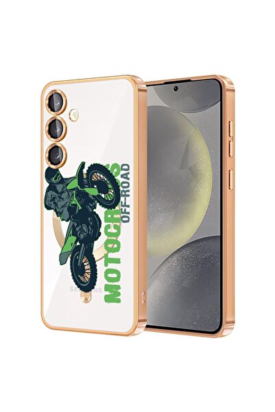 bestcase Πολυτελής Θήκη MagSafe, Συμβατή με Samsung Galaxy A16, Σχέδιο Motocr...