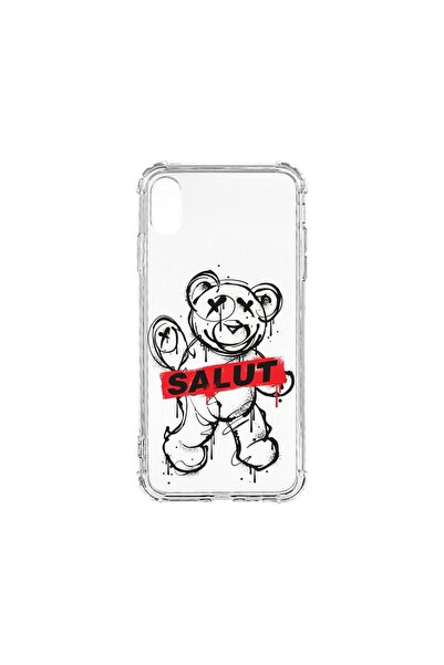 bestcase Husa Αντικραδασμική 1.5MM, συμβατή με Apple iPhone XR, Αρκουδάκι Χαι...