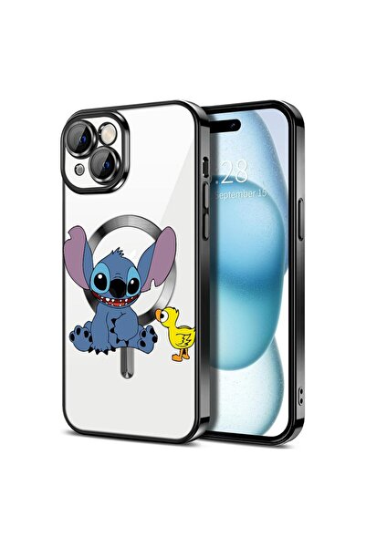bestcase Husa Luxury MagSafe, Compatibila Apple iPhone 15 Plus, Lilo, Ultra-S...