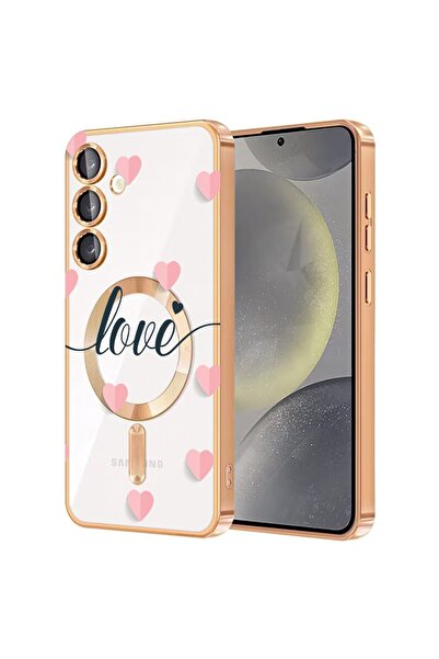 bestcase Πολυτελής Θήκη MagSafe, Συμβατή με Samsung Galaxy A55, Ρομαντικό Σχέ...