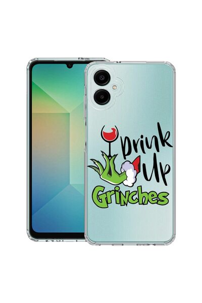 bestcase Калъф за Samsung Galaxy A06 5G, Удароустойчив 1.5ММ, Гринчове - Пийт...