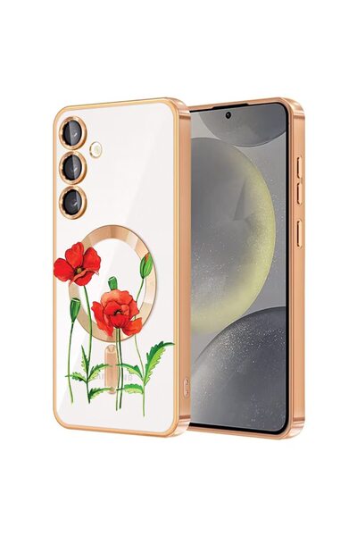 bestcase Πολυτελής Θήκη MagSafe, Συμβατή με Samsung Galaxy A26, Κόκκινο Mac R...