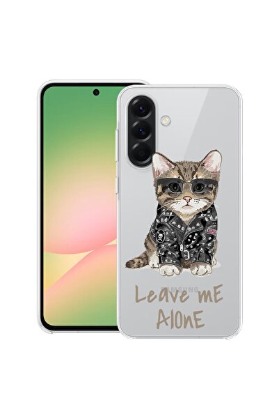 bestcase Θήκη για Samsung Galaxy A17 5G με Σχέδιο Γάτας  "Αφήστε με ήσυχο ", ...