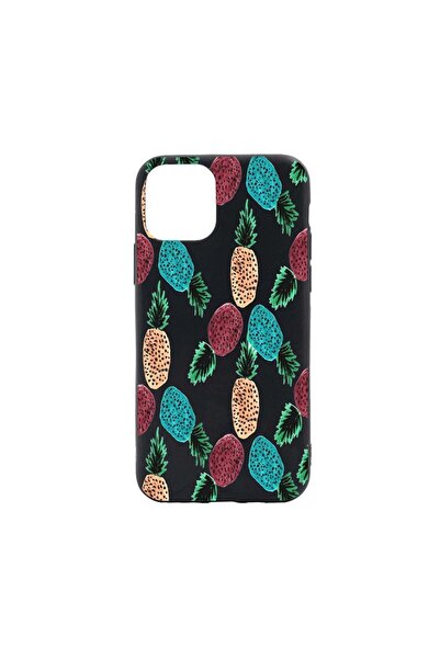 bestcase Θήκη Σιλικόνης με σχέδιο Ανανά, συμβατή με Apple iPhone 13 Pro, με υ...