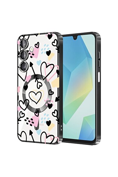 bestcase Πολυτελής Θήκη MagSafe, Συμβατή με Samsung Galaxy A35, Ρομαντικό σχέ...