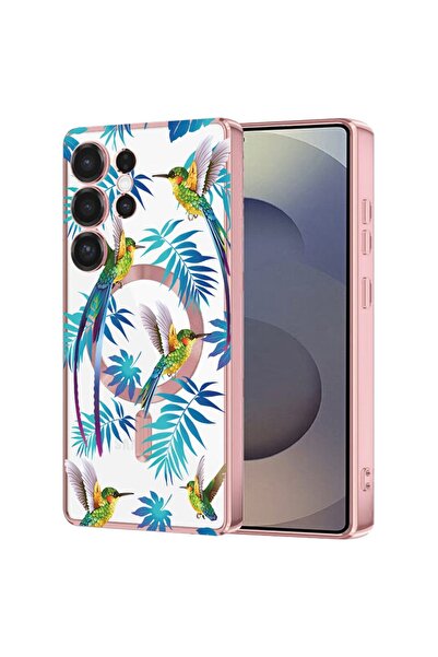 bestcase Πολυτελής Θήκη MagSafe, Συμβατή με Samsung Galaxy S24 Ultra, Άγρια Τ...