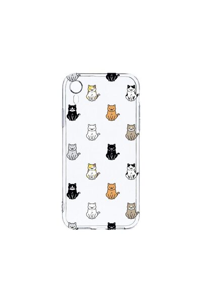 bestcase Διαφανής Θήκη Σιλικόνης 2MM, Συμβατή με Apple iPhone XR, Με σχέδιο γ...