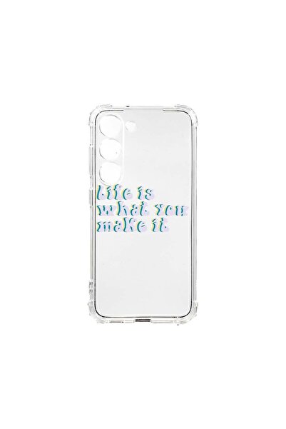 bestcase Αντικραδασμική Θήκη, Συμβατή με Samsung Galaxy S23 Plus, Η ζωή είναι...