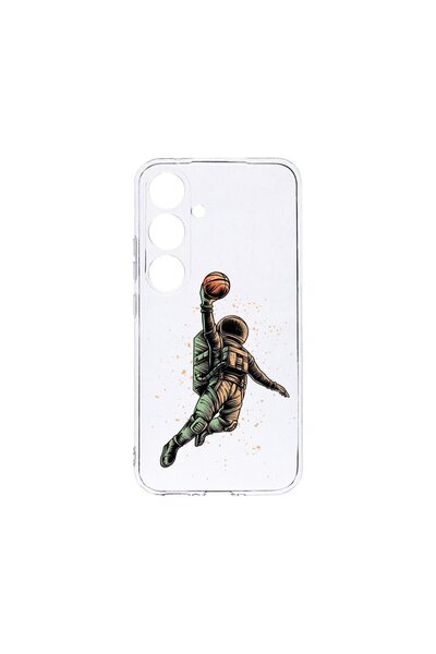 bestcase Διαφανής Θήκη Σιλικόνης 2MM, Συμβατή με Samsung Galaxy A25, Αστροναύ...