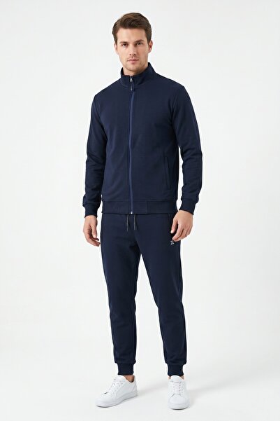 BAGLAN Men's Tracksuit Set 2 Threaded Without Threaded Trim Bgl-St05412