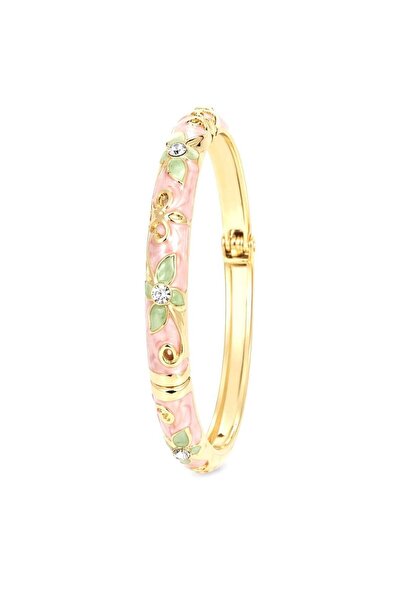 Sense of Atelier Flora Glow Bangle Kelepçe Bileklik-Pembe