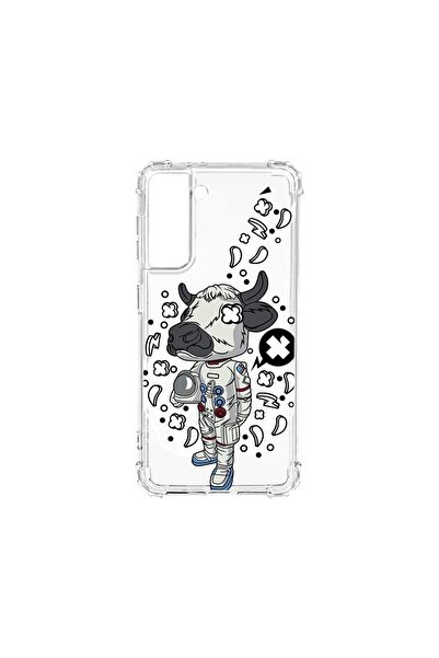 bestcase Αντικραδασμική Θήκη 1.5MM, Συμβατή με Samsung Galaxy S21, Αστροναύτη...