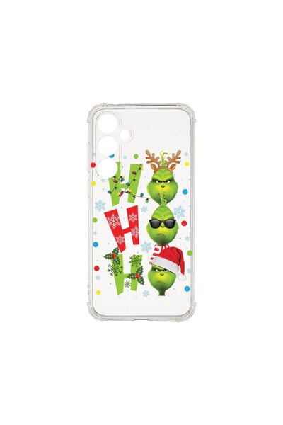 bestcase Калъф за Samsung Galaxy A16, Удароустойчив 1.5ММ, Гринчове - Хо Хо Х...