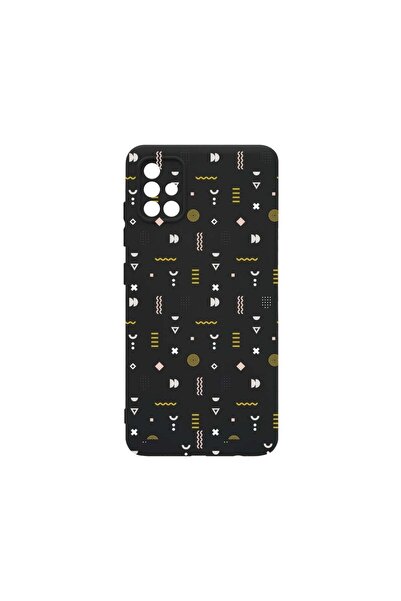 bestcase Θήκη Υγρής Σιλικόνης Premium, Συμβατή με Samsung Galaxy A71, Σύμβολα...