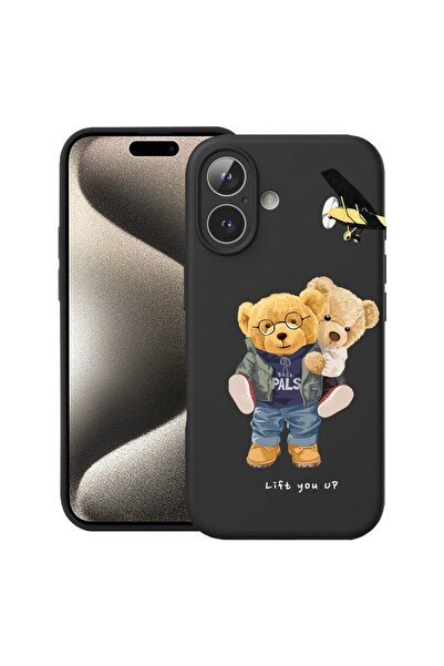 bestcase Husă pentru Apple iPhone 17 cu design Ursuleț de pluș „Lift me up”, ...