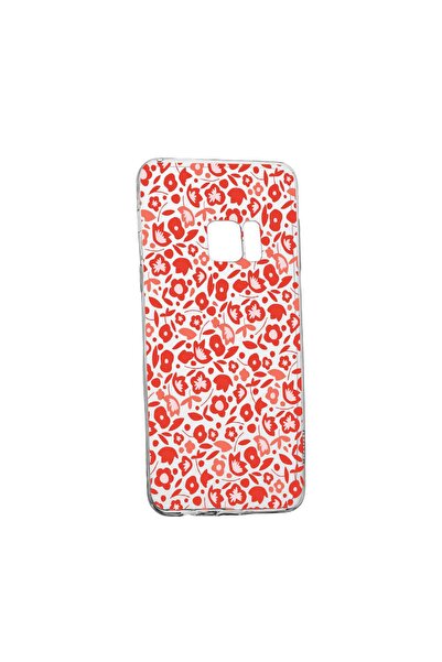 bestcase Husa Red Floweres Pattern, pentru Samsung Galaxy S7, rezistenta la u...
