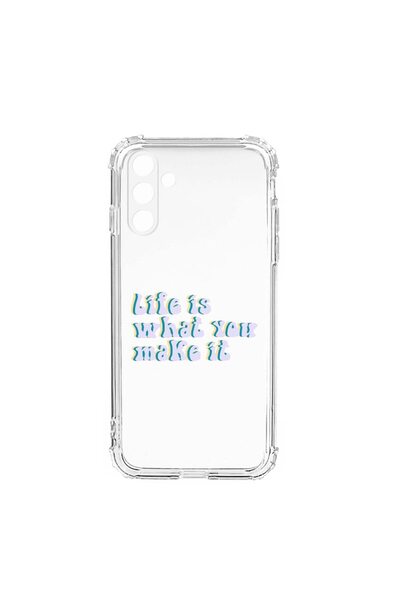 bestcase Αντικραδασμική Θήκη, Συμβατή με Samsung Galaxy A14 5G, Η ζωή είναι ό...