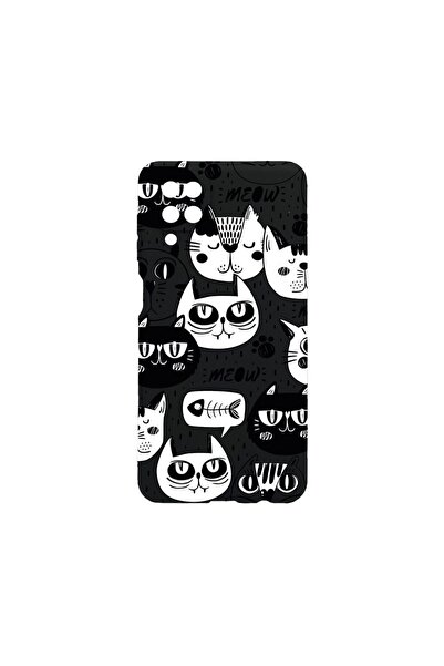bestcase Λεπτή Θήκη Σιλικόνης 0.8MM, Συμβατή με Samsung Galaxy A12, Cool Cats...