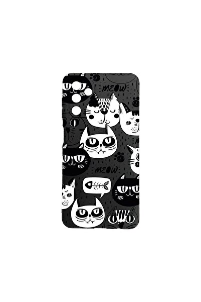 bestcase Λεπτή Θήκη Σιλικόνης 0.8MM, Συμβατή με Samsung Galaxy A04s, Cool Cat...