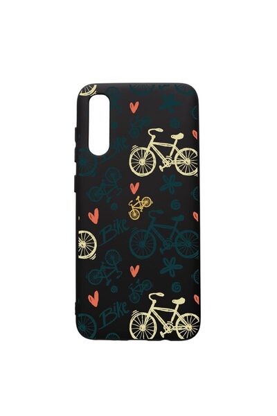 bestcase Husa Silicon Premium compatibila cu Samsung Galaxy A70, Bike Love, c...