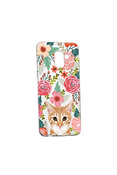 bestcase Husa Cat and Flowers, pentru Samsung Galaxy Galaxy A6 Plus / J8 2018...