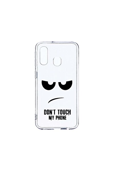 bestcase Διαφανής Θήκη Σιλικόνης 2MM, Συμβατή με Samsung Galaxy A40, Μην αγγί...