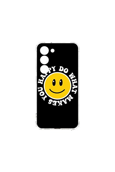 bestcase Husa Αντικραδασμική 1.5MM, Συμβατή με Samsung Galaxy S23, Happy Smil...