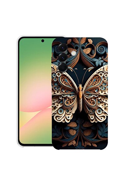 bestcase Θήκη για Samsung Galaxy A17 5G με Σχέδιο Πεταλούδας, Διαφανής Λεπτή ...