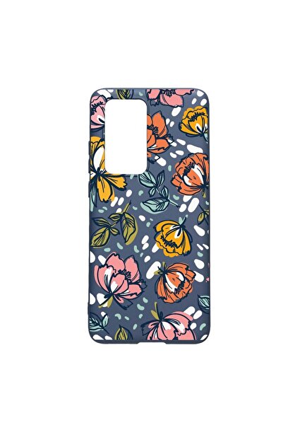 bestcase Husa Silicon Compatibila Cu Huawei P Smart 2021, Flowers - Pastel Co...