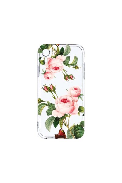 bestcase Διαφανής Θήκη Σιλικόνης 2MM, Συμβατή με Apple iPhone XR, Ροζ, Αντικρ...