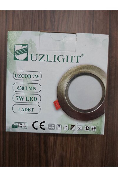 UZLIGHT LED 7W KROM KASA BEYAZ IŞIK LED SPOT PANEL
