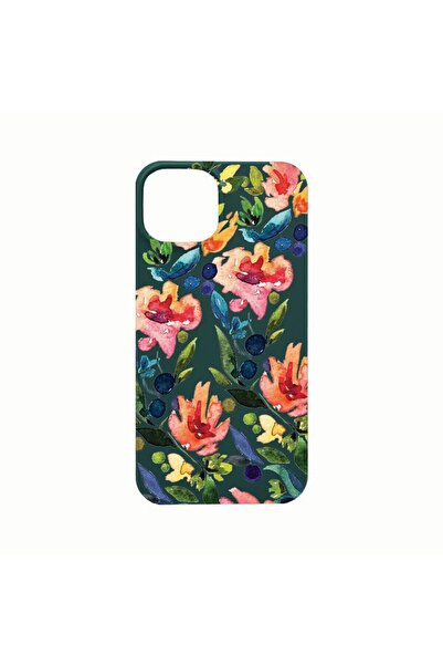 bestcase Husa Silicon, Compatibila Cu Apple iPhone 14 Plus, Flowers Collectio...