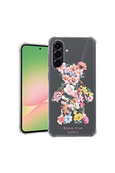 bestcase Θήκη για Samsung Galaxy A26, Αντικραδασμική 1.5MM, Αρκουδάκι που ανθ...