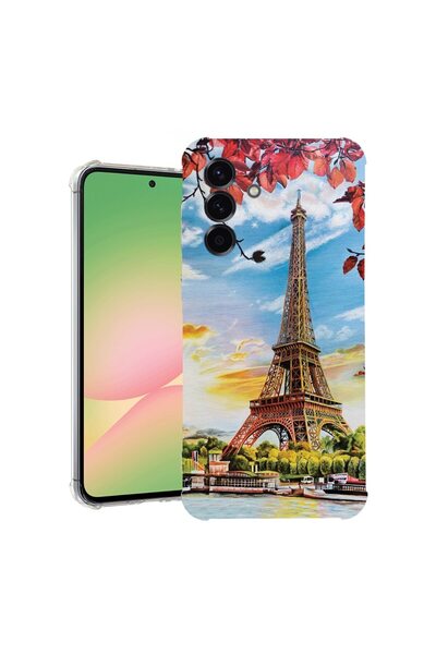 bestcase Θήκη για Samsung Galaxy A36, Αντικραδασμική 1.5MM, Πύργος του Άιφελ ...